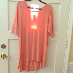 Lularoe solid peach xl Irma